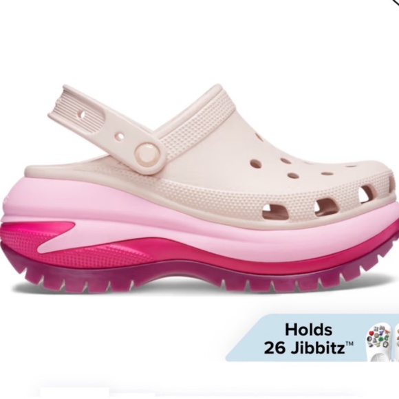 CROCS Shoes - NWOT Crocs Mega Crush Platform Clogs, Pink, Women's Size 9/Men's Size 7